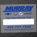 Static Cling Stickers - Oversize 1.875" x 2.375"
