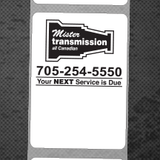 Machine Roll Stickers Standard 1.5" x 2.125"