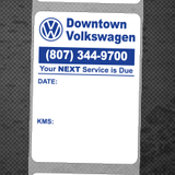 Machine Roll Stickers Standard 1.5" x 2.125"